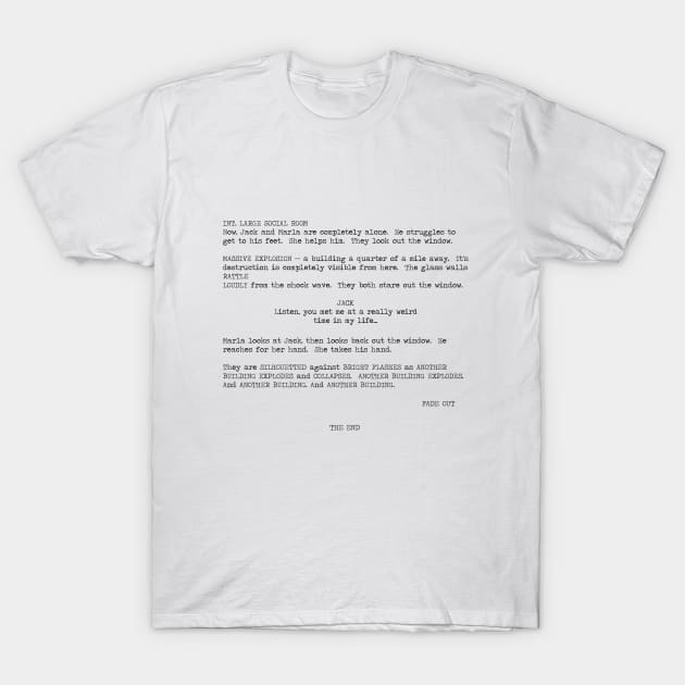 Fight Club Screenplay T-Shirt by KCrooks